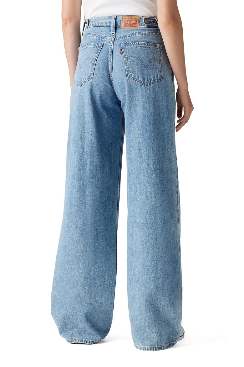 Cinch Baggy Wide Leg Jeans, Alternate, color, INVESTED INDIGO