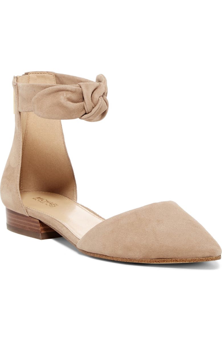 MICHAEL Michael Kors Alina Ankle Strap Flat, Main, color,