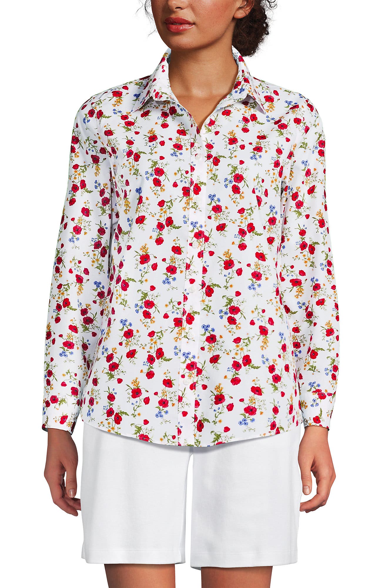 White Paisley Floral