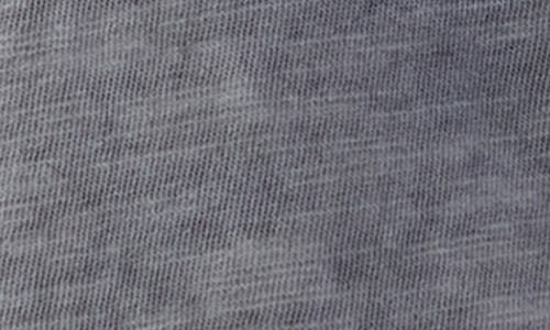 Rag & Bone Classic Flame Washed Slub Cotton T-shirt In Gray