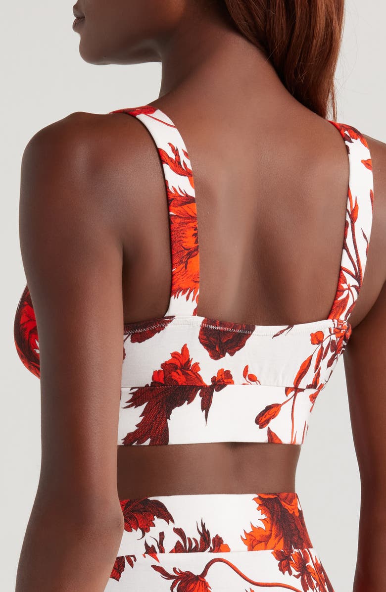 KILO BRAVA Lounge Bralette, Alternate, color, Chippendale Floral