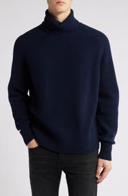 BOSS Evento Recycled Wool Turtleneck Sweater