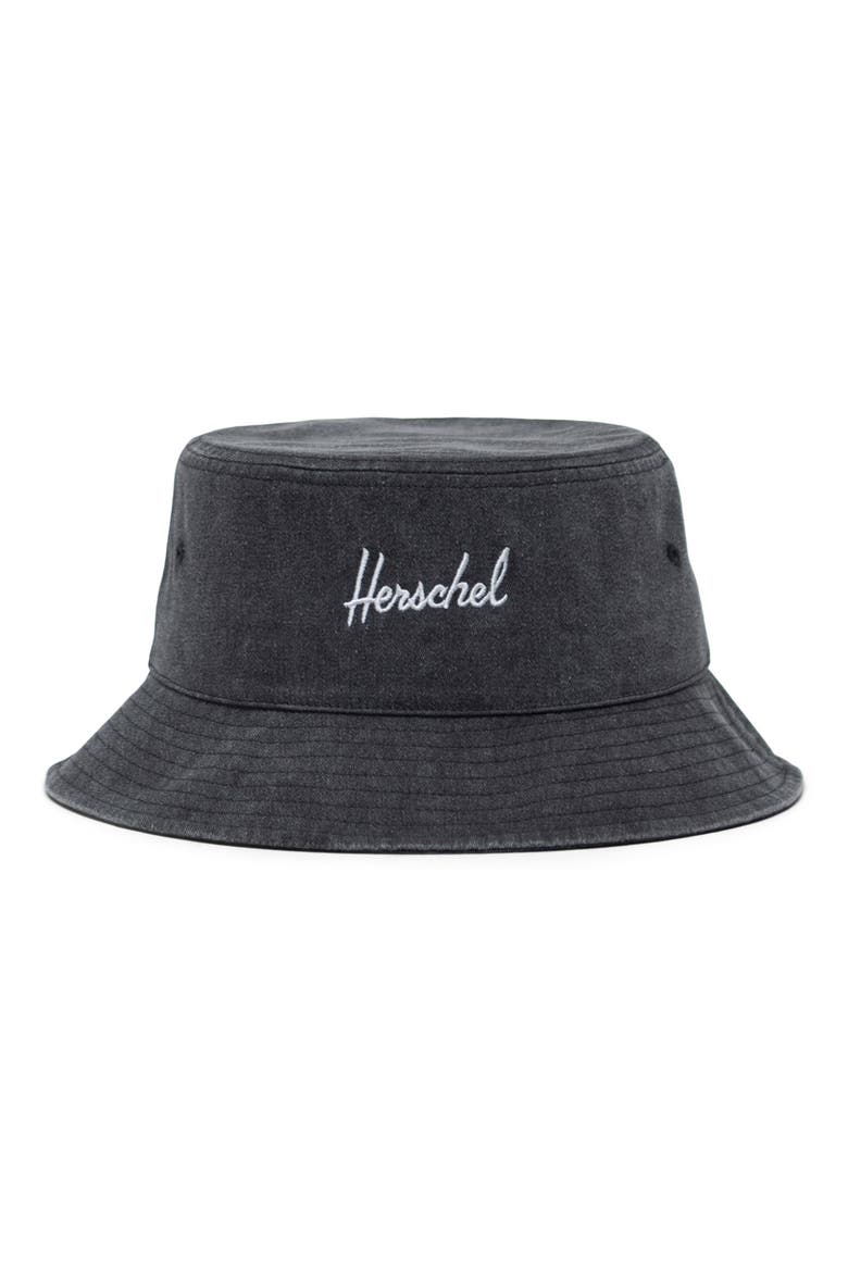 Norman Cotton Twill Bucket Hat, Main, color, BLACK
