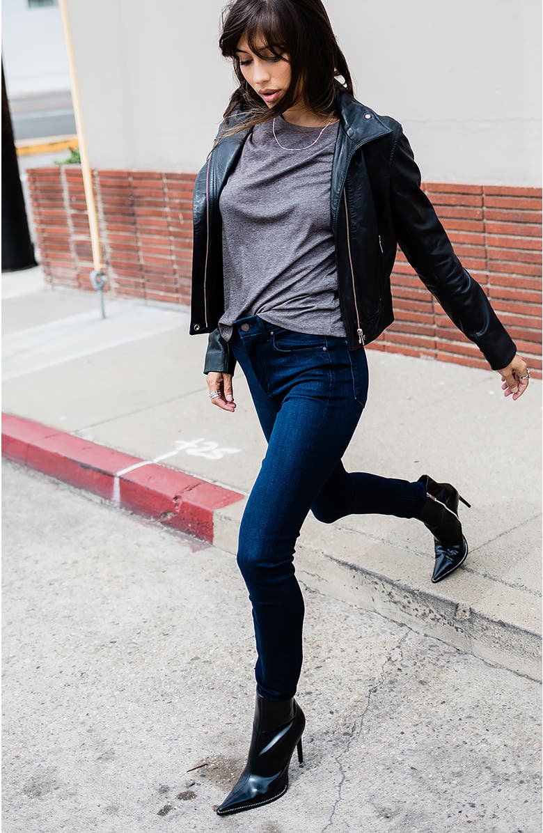 Fidelity Denim Gwen High Rise Jeans, Alternate, color, Falcon Blue