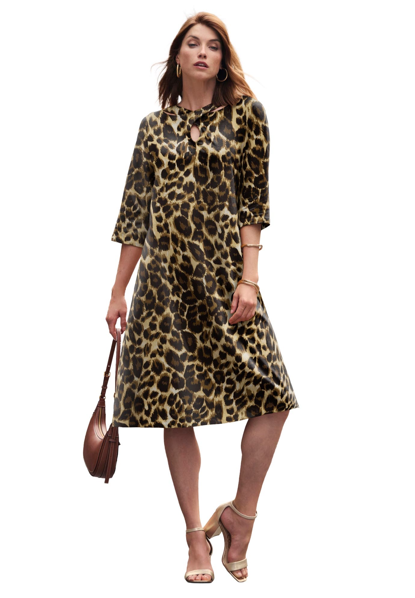 BROWN PAINTERLY CHEETAH