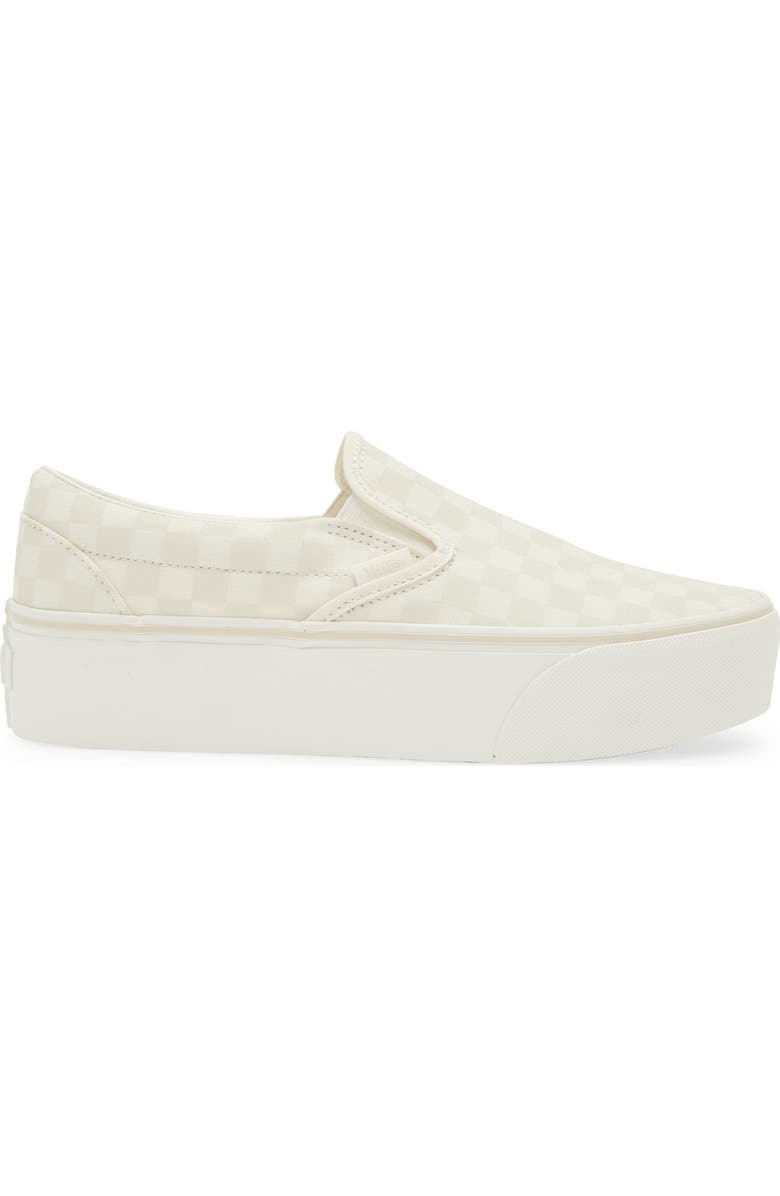 Vans Classic Slip-On Stackform Sneaker, Alternate, color, Marshmallow Turtledo