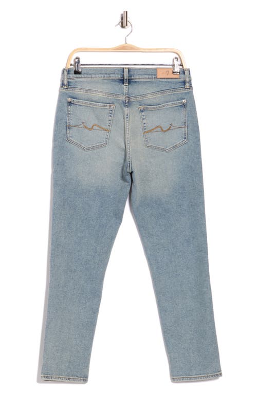 7 For All Mankind Josefina High Waist Ankle Boyfriend Jeans In Blue