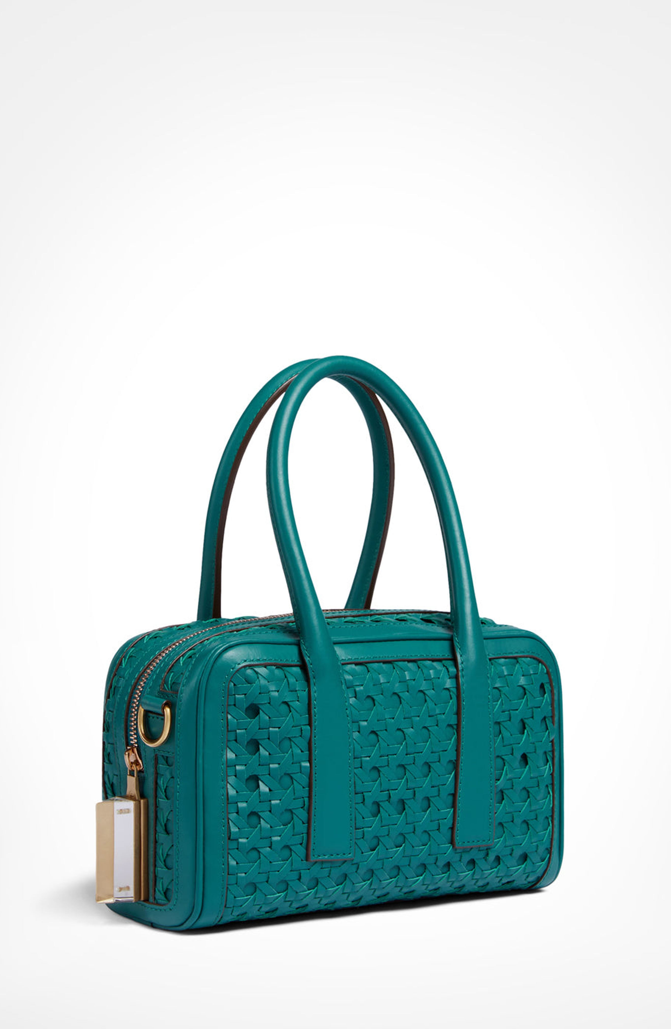 Cristallino Handbag, Alternate, color, Teal