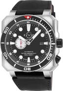 GEVRIL XO Submarine Swiss Automatic Leather Strap Watch, 48mm