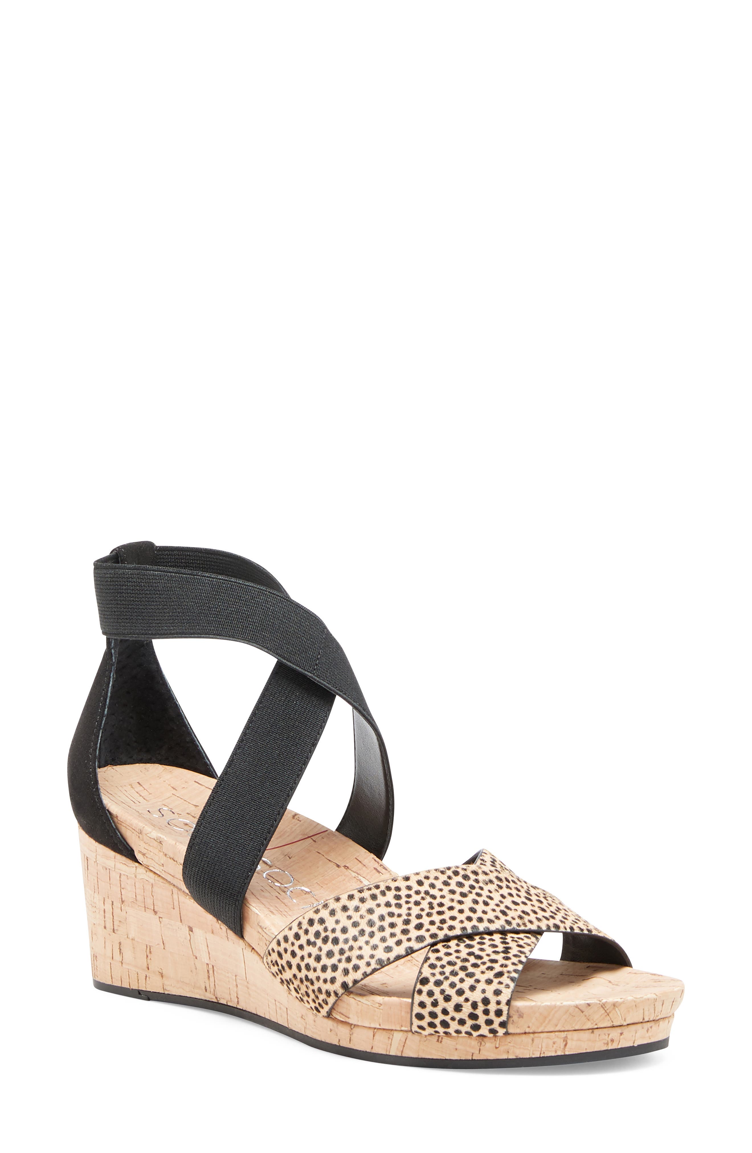 Sole Society Kimlee Wedge Sandal, Main, color, 