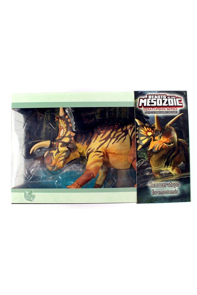 Xenoceratops 1/18th Scale Dinosaur 14 Inch Action Figure, Alternate, color, Multicolored