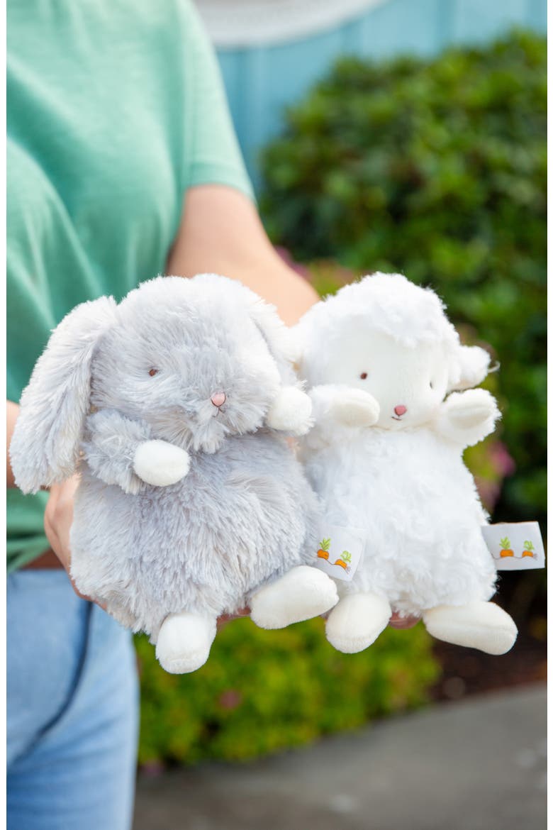 Wee Bloom Plush Bunny, Alternate, color, GREY