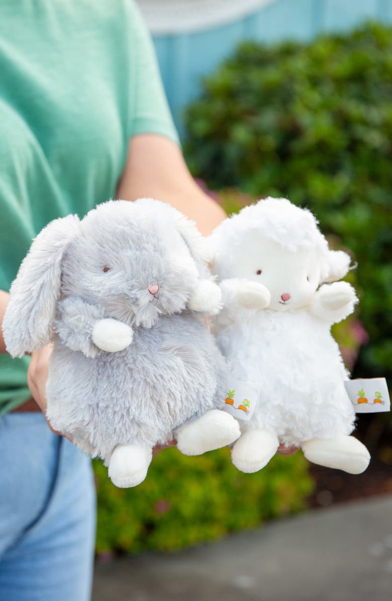 Bunnies by the Bay Wee Bloom Plush Bunny, Alternate, color, Grey