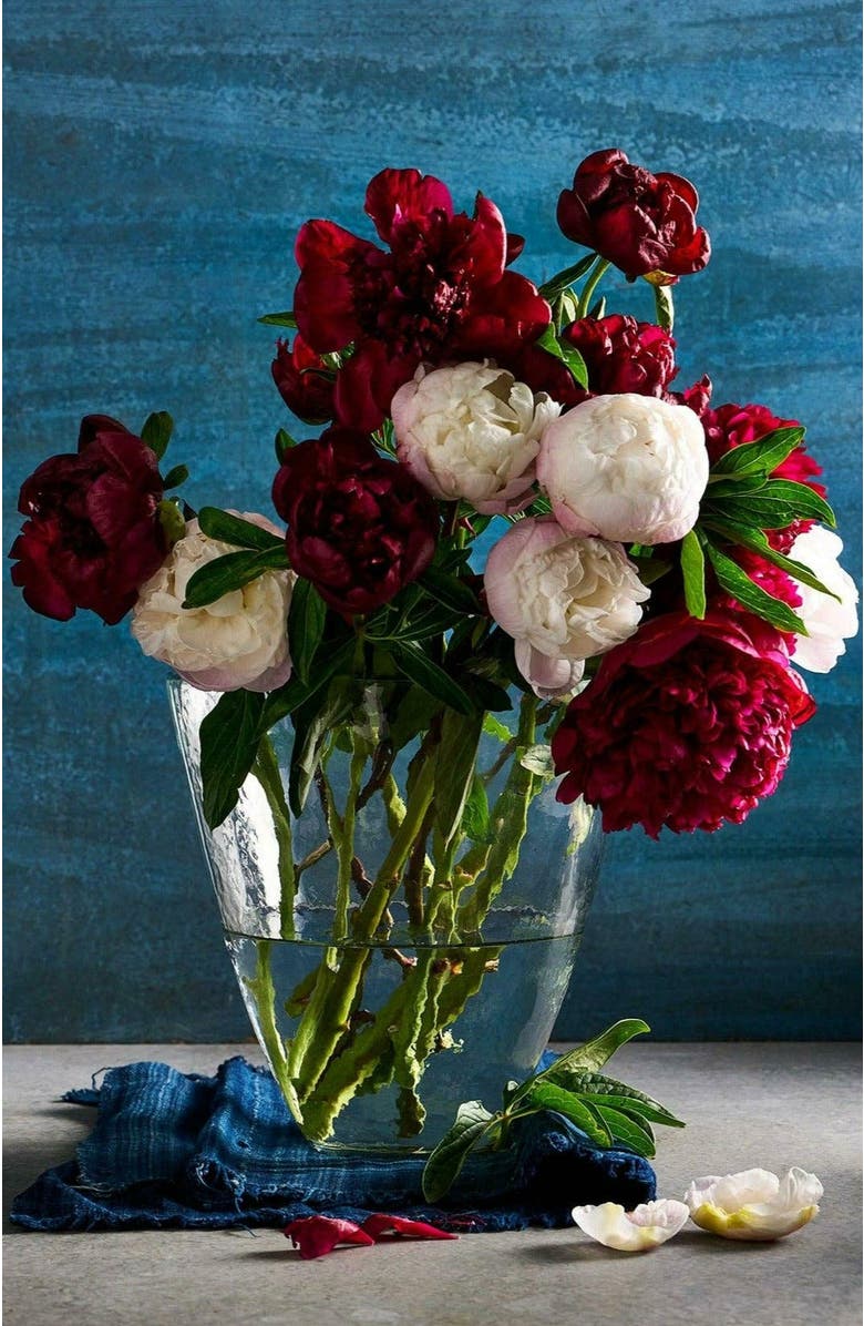 The Collective Pebbled Tall Bowl, Main, color, Clear