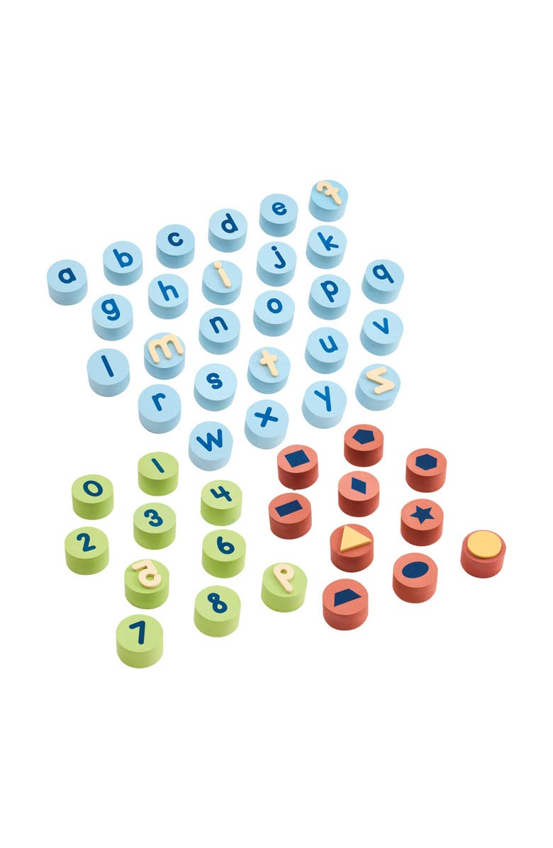 Kaplan Early Learning Company Giant Letter, Number & Shape Stampers, Main, color, Multicolored