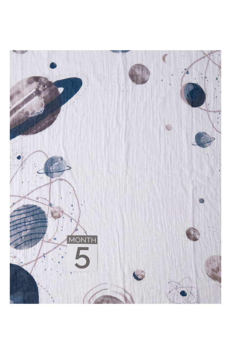 little unicorn Photo Blanket & Age Cards Kit, Main, color,