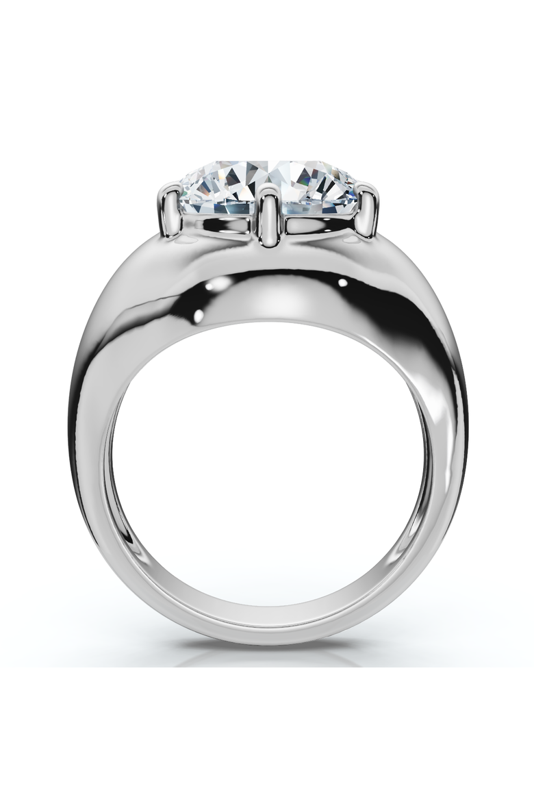 Certified 5Ct Bryn Diamond Solitaire Engagement Ring Lab Grown, Alternate, color, 14k White Gold