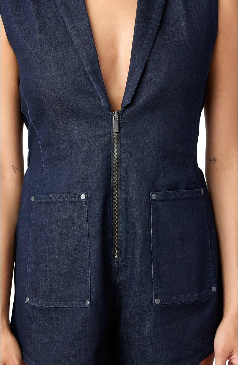 TT Studios Isabelle Deep V Romper, Alternate, color, Park Pl.