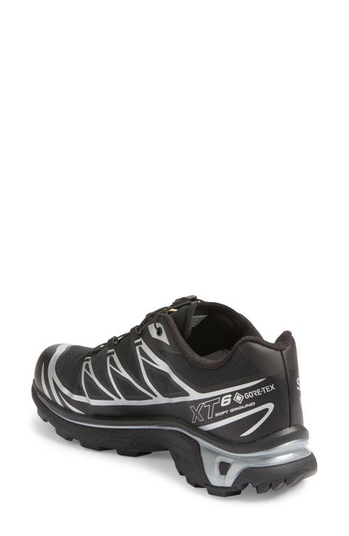 Salomon Gender Inclusive Xt-6 Gore-tex® Waterproof Sneaker In Black