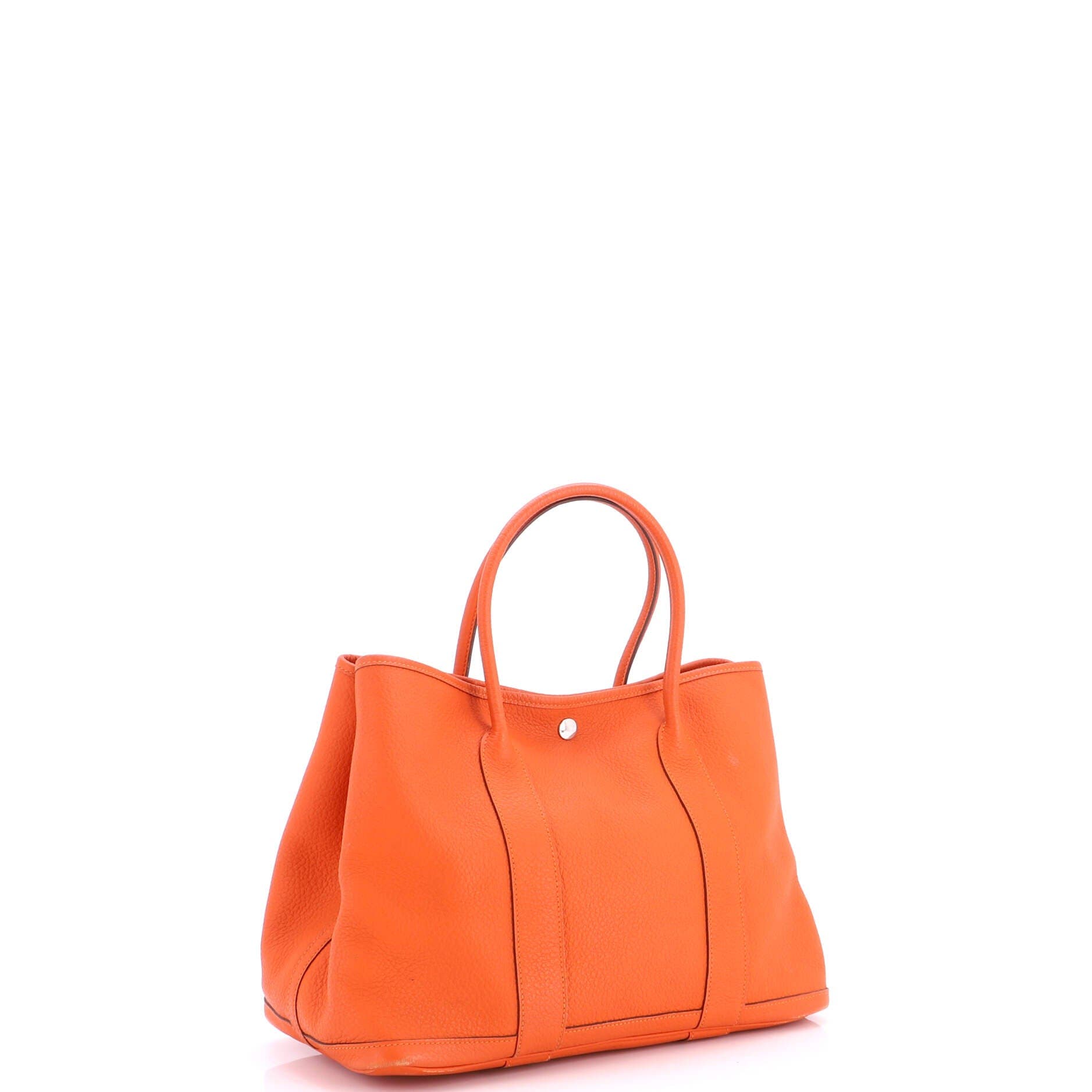 Garden Party Tote Leather 36, Alternate, color, Feu