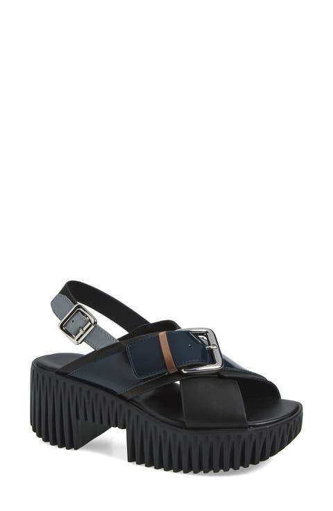 Plia Juno Platform Slingback Sandal (Women)