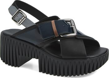 Plia Juno Platform Slingback Sandal