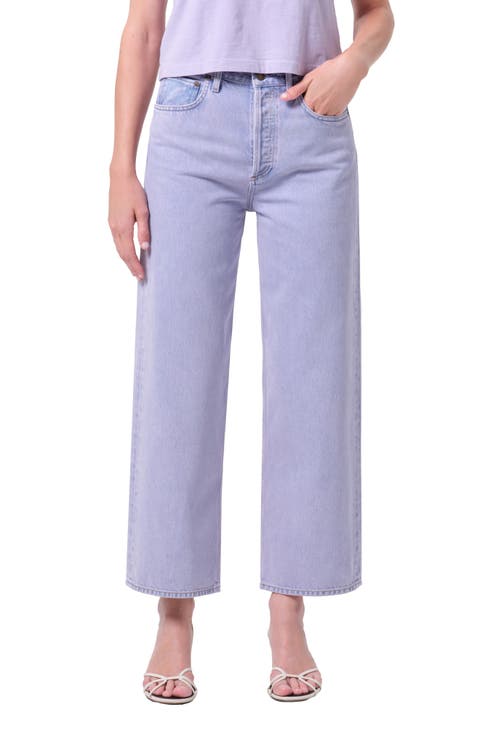 Ren High Waist Ankle Wide Leg Jeans (Aura)