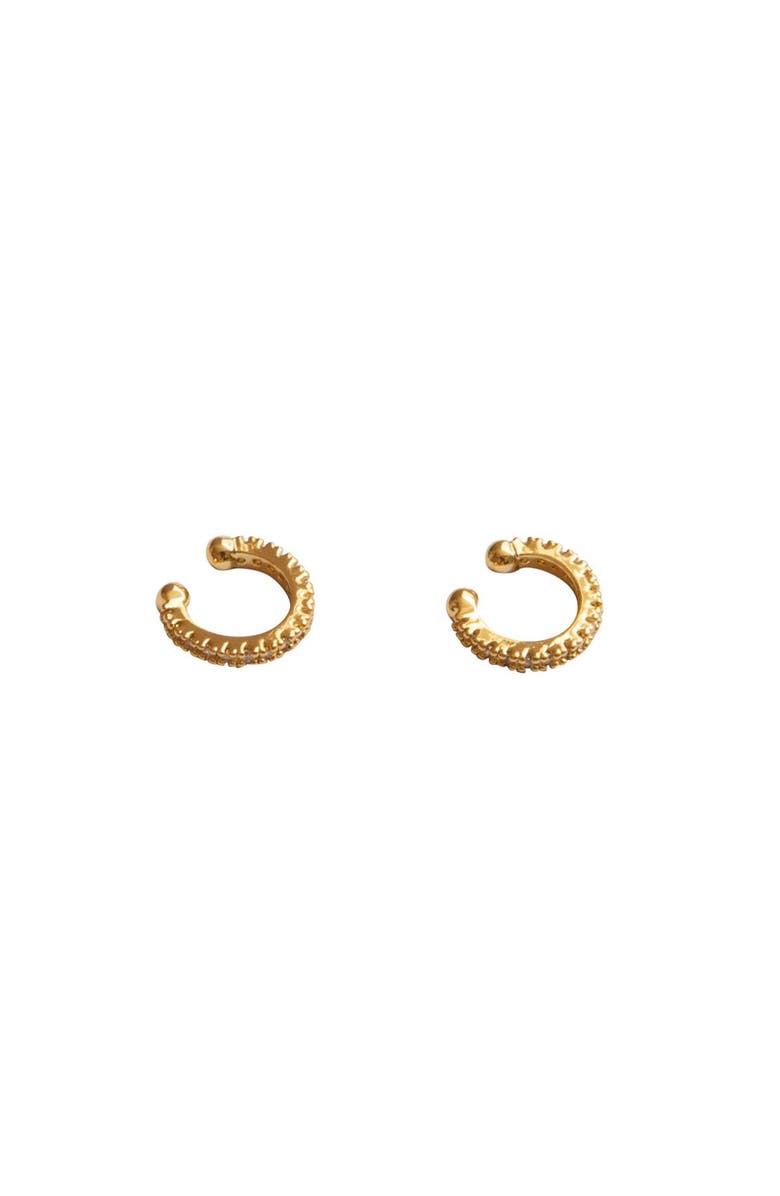 Outofoffice Pavé Gold Ear Cuff, Main, color, Gold