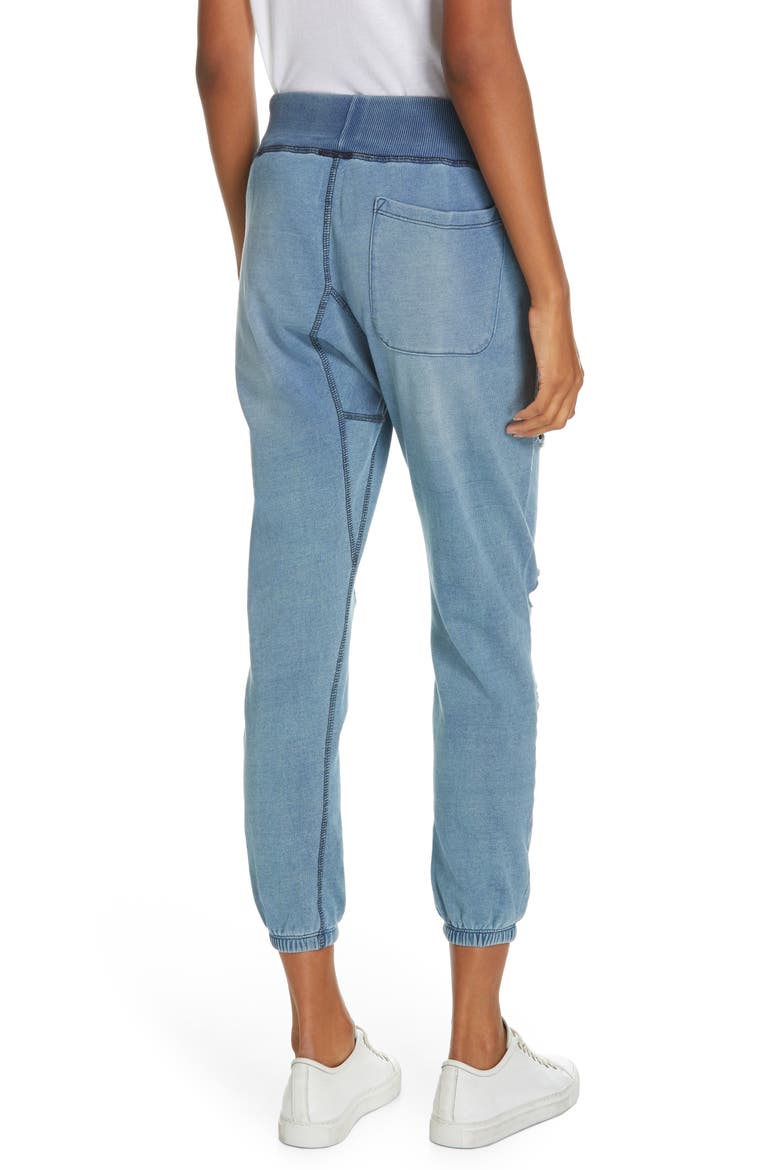 Sayde Sweatpants, Alternate, color, RAIN DESTROY