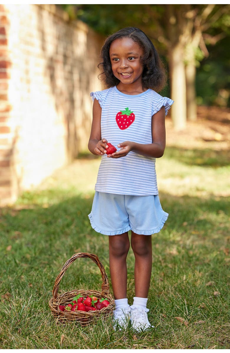 Little English Kids' Applique Tilly Tank, Alternate, color, Strawberry