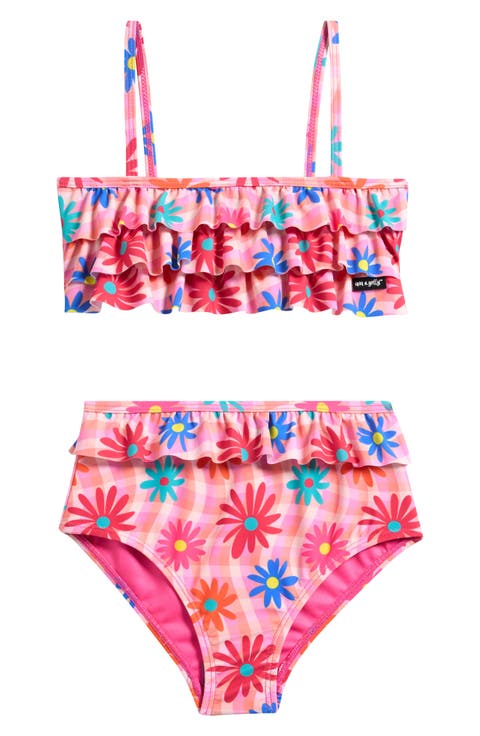 Kids' Ruffle Two-Piece Swimsuit (Little Kid)