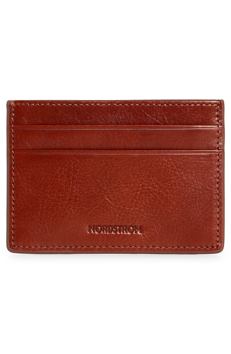 Nordstrom Richmond Leather ID Card Case, Alternate, color, 