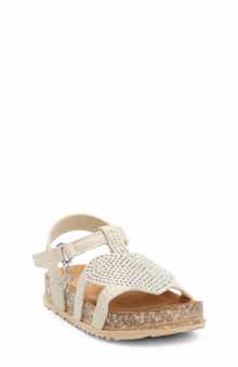 bebe Rhinestone Embellished Sandal