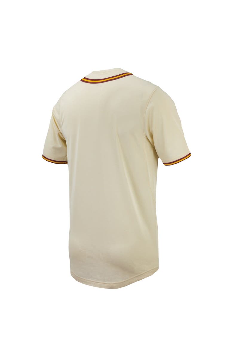 Nike Men's Nike Cream USC Trojans Replica Full-Button Baseball Jersey, Alternate, color, 