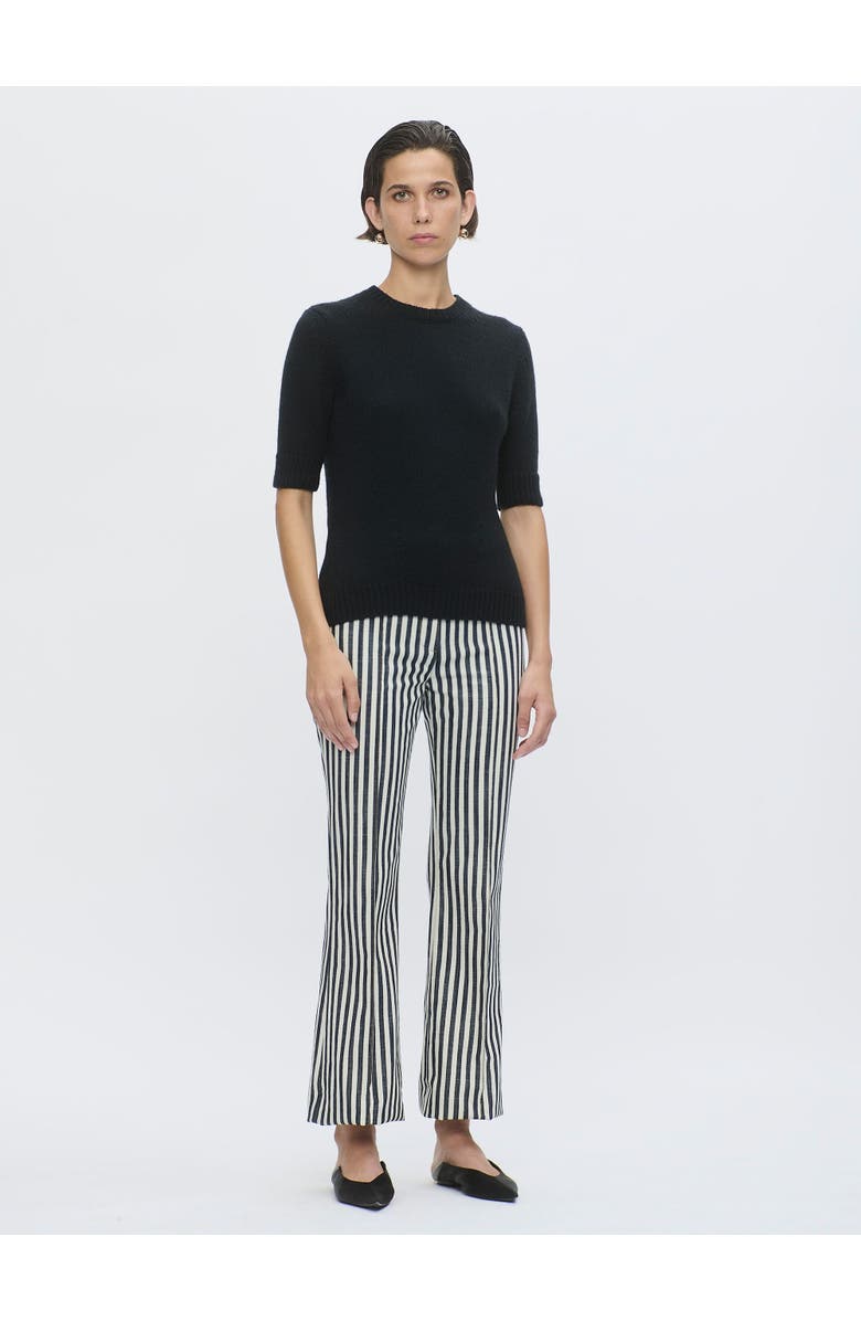 Callas Milano Portia Cashmere Crewneck Sweater, Alternate, color, Black