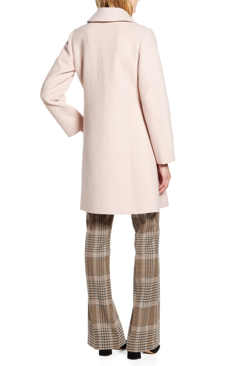 x Atlantic-Pacific Bow Detail Coat (Nordstrom Exclusive), Alternate, color, PINK SMOKE