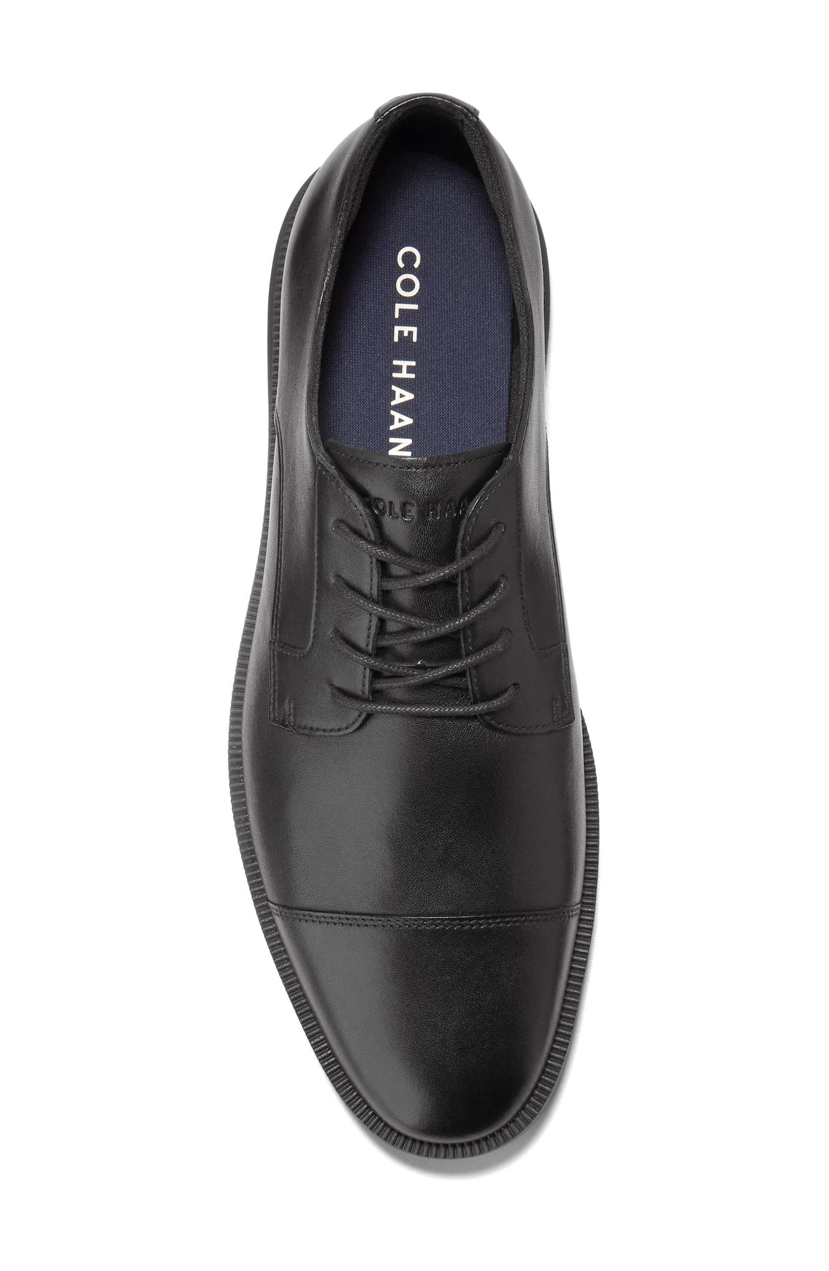 Cole Haan Davidson Grand Cap Toe Oxford Sneaker, Alternate, color, Black / Black