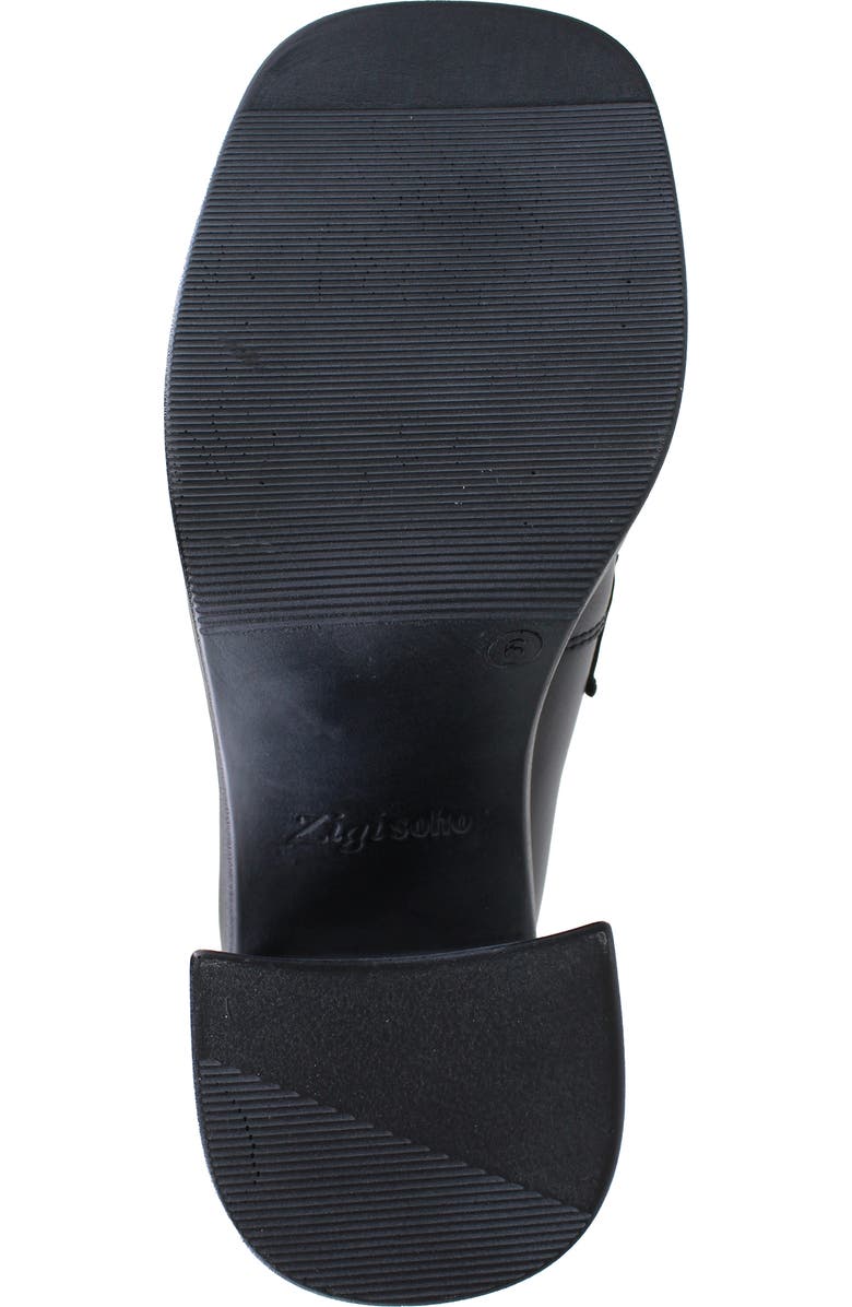 ZIGIny Shandra Heeled Loafer, Alternate, color, Black