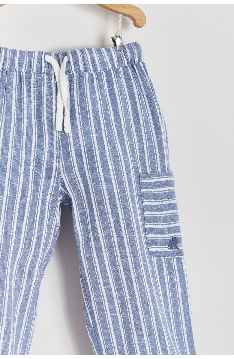 Babycottons Premium Cotton Rani Pants for Toddler, Alternate, color, Blue