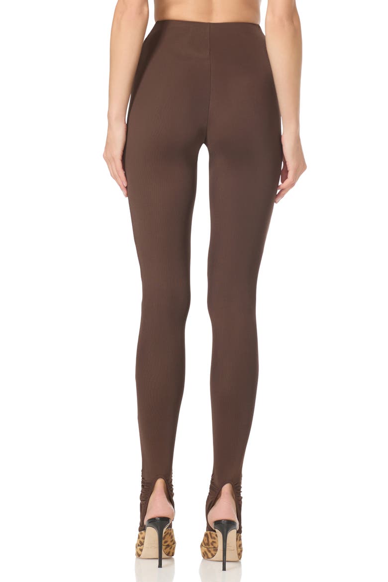 Antigo High Waist Leggings, Alternate, color, ESPRESSO