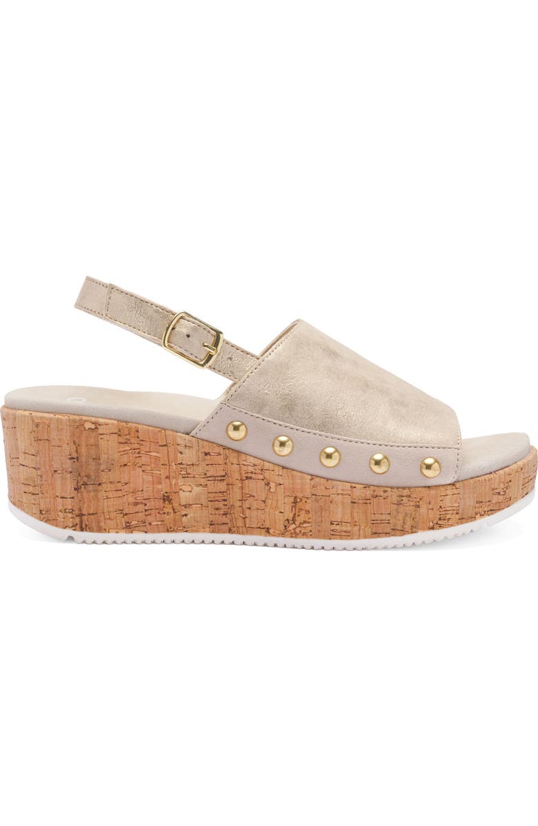 ara Raelis Slingback Wedge, Alternate, color, Beige