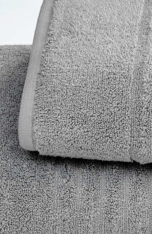 Woven & Weft Combed Cotton 4-pack Bath Towels In Gray