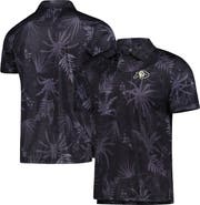 COLOSSEUM Men's Colosseum Black Colorado Buffaloes Palms Team Polo