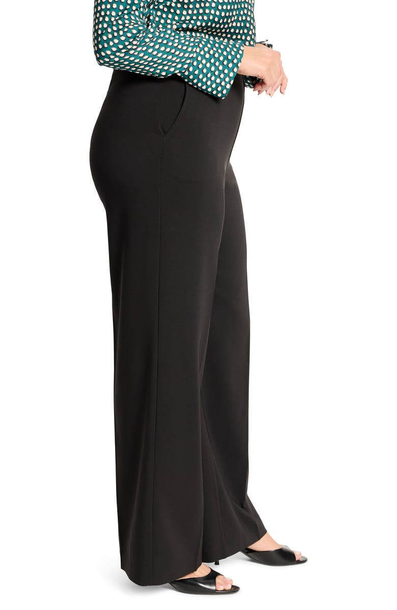 NIC+ZOE Lenox Stretch Suit Pants, Alternate, color, Black Onyx