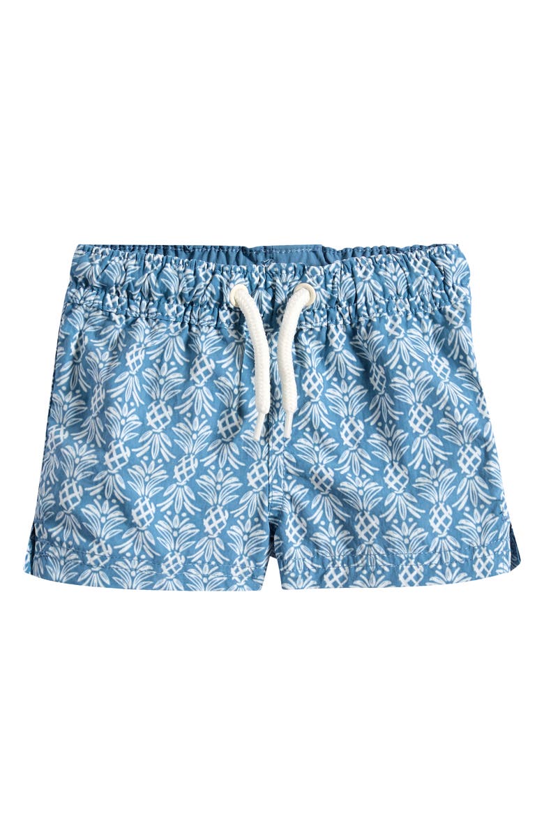 Little Planet Print Swim Trunks, Main, color, 
