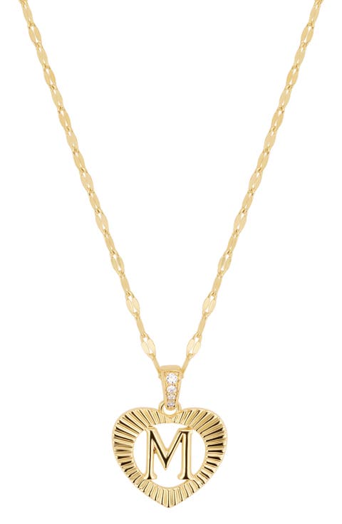 Modern Muse Love Initial Necklace