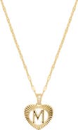ATHRA LUXE Modern Muse Love Initial Necklace