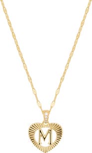 ATHRA LUXE Modern Muse Love Initial Necklace