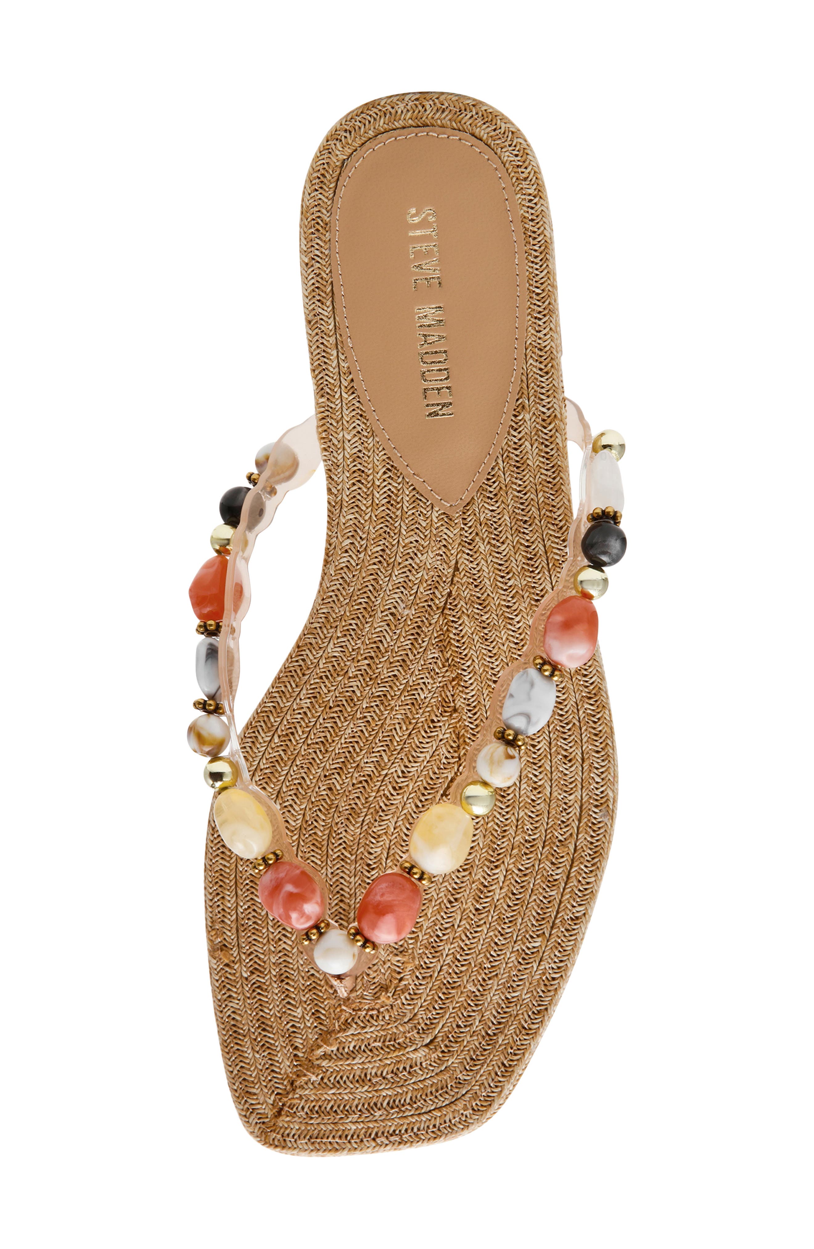 Steve Madden Marble Flip Flop, Alternate, color, Natural Multi