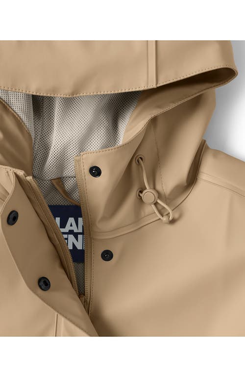 LANDS' END LANDS' END SQUALL WATERPROOF RAIN SLICKER JACKET
